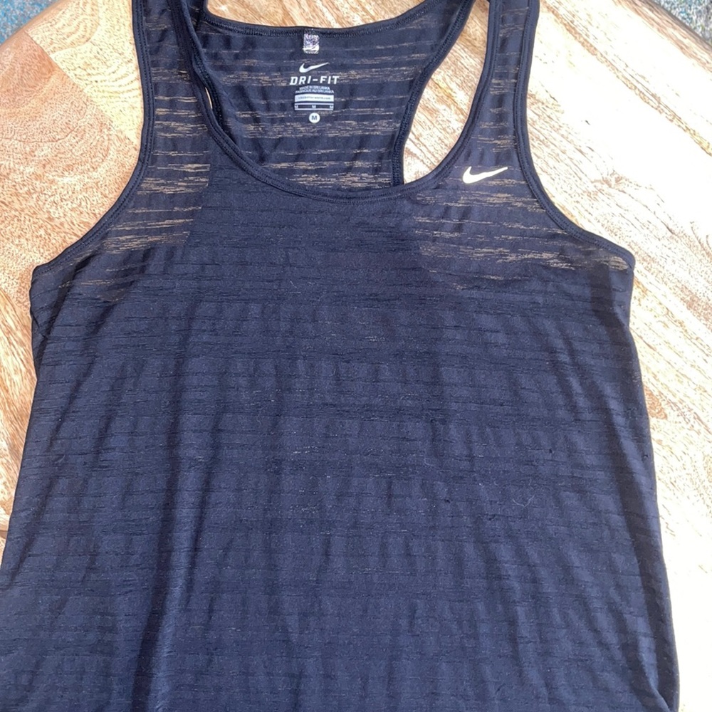 Black Nike Dri- Fit tank top. Size Medium. Super light weight.